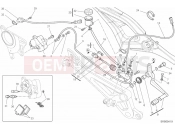 DUCATI 2014 Monster 796 - DMT REAR BRAKE SYSTEM » BRAKING SYSTEM