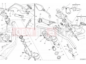 DUCATI 2014 HYPERMOTARD SP HANDLEBAR AND CONTROLS » HANDLE BAR