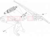 DUCATI 2013 Monster 1100 DIESEL REAR SHOCK ABSORBER » SWING ARM