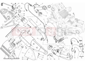 DUCATI 2013 Monster 1100 DIESEL EXHAUST SYSTEM » EXHAUST SYSTEM