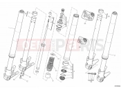 DUCATI 2013 Monster 1100 EVO ANNIVERSARY FRONT FORK » FRONT SUSPENSION