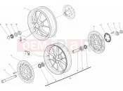 DUCATI 2013 Monster 1100 EVO ANNIVERSARY WHEELS » FRONT WHEEL