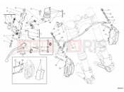 DUCATI 2013 Monster 1100 EVO ANNIVERSARY FRONT BRAKE SYSTEM » BRAKING SYSTEM