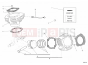 DUCATI 2013 Monster 1100 EVO ANNIVERSARY CYLINDER - PISTON » ENGINE CASE