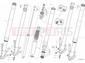 DUCATI Multistrada 1200 ABS 21A - FRONT FORK (2) » FRONT SUSPENSION