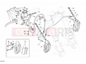 DUCATI 2013 Monster 696 FRONT BRAKE SYSTEM » BRAKING SYSTEM