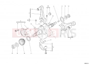 DUCATI 2013 Hypermotard 796 CRANKSHAFT » ENGINE CASE