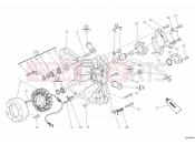 DUCATI 2013 Superbike 848 GENERATOR COVER - WATER PUMP » COOLING SYSTEM