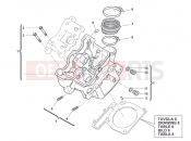 HUSQVARNA 2013 TE 449-511 CYLINDER HEAD