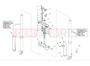 HUSQVARNA 2013 TE 449-511 STEERING FORK