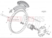 FRONT WHEEL - Husqvarna TE 449-511 2012