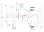 FRONT FORK - Husqvarna TC 449 2012