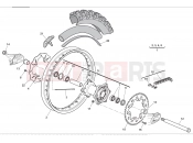 REAR WHEEL - Husqvarna TC 449 2012