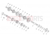 HUSQVARNA 2012 CR 65 GEAR BOX
