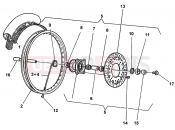 HUSQVARNA 2006 SMS-TE 610 FRONT WHEEL (SM)