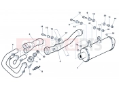 HUSQVARNA 2004 TE 510 CENTENNIAL EXHAUST SYSTEM