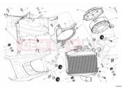DUCATI Diavel Carbon RADIATOR, WATER, LH » COOLING SYSTEM