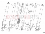 DUCATI 2013 Diavel CROMO 21A - FRONT FORK (1) » FRONT SUSPENSION