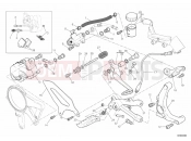 REAR BRAKE SYSTEM » BRAKING SYSTEM - Ducati Superbike 1199 Panigale S Tricolore 2012