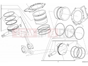 CYLINDER - PISTON » ENGINE CASE - Ducati Superbike 1199 Panigale S Tricolore 2012