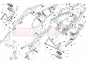 DUCATI 2012 Multistrada 1200 ABS REAR FRAME COMP. » FRAME