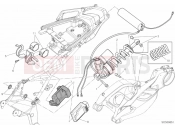 DUCATI 2012 Multistrada 1200 S Pikes Peak REAR SHOCK ABSORBER » SWING ARM