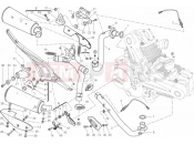 DUCATI Monster 659 ABS EXHAUST SYSTEM » EXHAUST SYSTEM