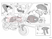 DUCATI 2012 Monster 696 ABS MONSTER ART FAIRING » PLASTICS