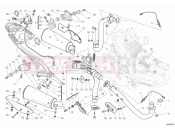 DUCATI 2012 Monster 796 ABS EXHAUST SYSTEM » EXHAUST SYSTEM