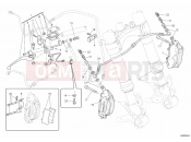 DUCATI 2012 Monster 796 ABS FRONT BRAKE SYSTEM » BRAKING SYSTEM