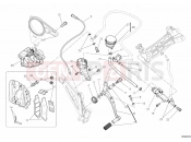 DUCATI 2012 Diavel Carbon REAR BRAKING SYSTEM » BRAKING SYSTEM
