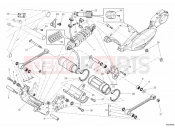 DUCATI Diavel Carbon BRA REAR SHOCK ABSORBER » SWING ARM