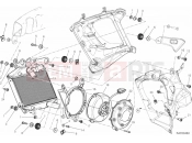 DUCATI Diavel Carbon BRA RADIATOR, WATER,RH » COOLING SYSTEM