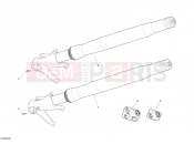 DUCATI Superbike 1198 SP FRONT FORK » FRONT SUSPENSION