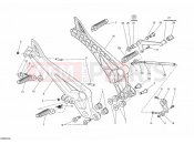 DUCATI 2011 Monster 696 ABS FOOTREST » FRAME