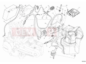 DUCATI 2011 Monster 696 ABS BATTERY » WIRING HARNESS