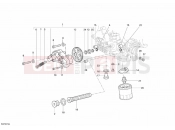 DUCATI Multistrada 1100 OIL PUMP - FILTER » LUBRICATION SYSTEM