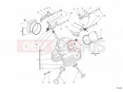 DUCATI 2010 Hypermotard 1100 EVO VERTICAL CYLINDER HEAD » VALVE DRIVE