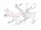 DUCATI 2010 Monster 1100 S ABS FOOTREST » FRAME