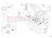 DUCATI 2010 Monster 1100 S ABS REAR BRAKE SYSTEM » BRAKING SYSTEM