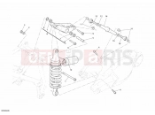 DUCATI 2010 Superbike 1198 S REAR SHOCK ABSORBER » SWING ARM