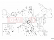 DUCATI 2010 Multistrada 1200 ABS REAR BRAKING SYSTEM » BRAKING SYSTEM