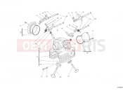 DUCATI 2010 Hypermotard 796 VERTICAL CYLINDER HEAD » VALVE DRIVE