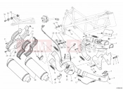 DUCATI 2010 Streetfighter EXHAUST SYSTEM » EXHAUST SYSTEM