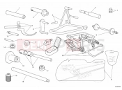DUCATI 2009 Superbike 1098 R Bayliss WORKSHOP SERVICE TOOLS, FRAME » FRAME