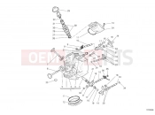 DUCATI 2009 Multistrada 1100 S HORIZONTAL CYLINDER HEAD » VALVE DRIVE