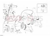 DUCATI 2009 Superbike 1198 S FRONT BRAKE SYSTEM » BRAKING SYSTEM