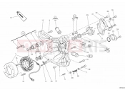 DUCATI 2009 Superbike 1198 S GENERATOR COVER - WATER PUMP » COOLING SYSTEM