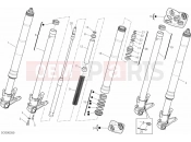 DUCATI 2009 Superbike 848 FRONT FORK » FRONT SUSPENSION