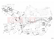 DUCATI 2009 Superbike 848 EXHAUST SYSTEM » EXHAUST SYSTEM